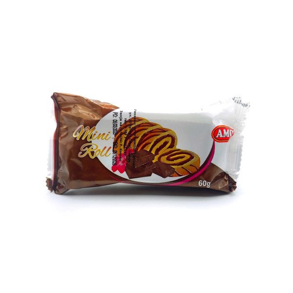 AMO MINI ROLL COCOA 60GR