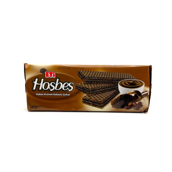 ETI HOSBES KAKAO KREMALI KAKAOLU GOFRET (WAFER ALLA CREMA DI CIOCCOLATO) 142 GR
