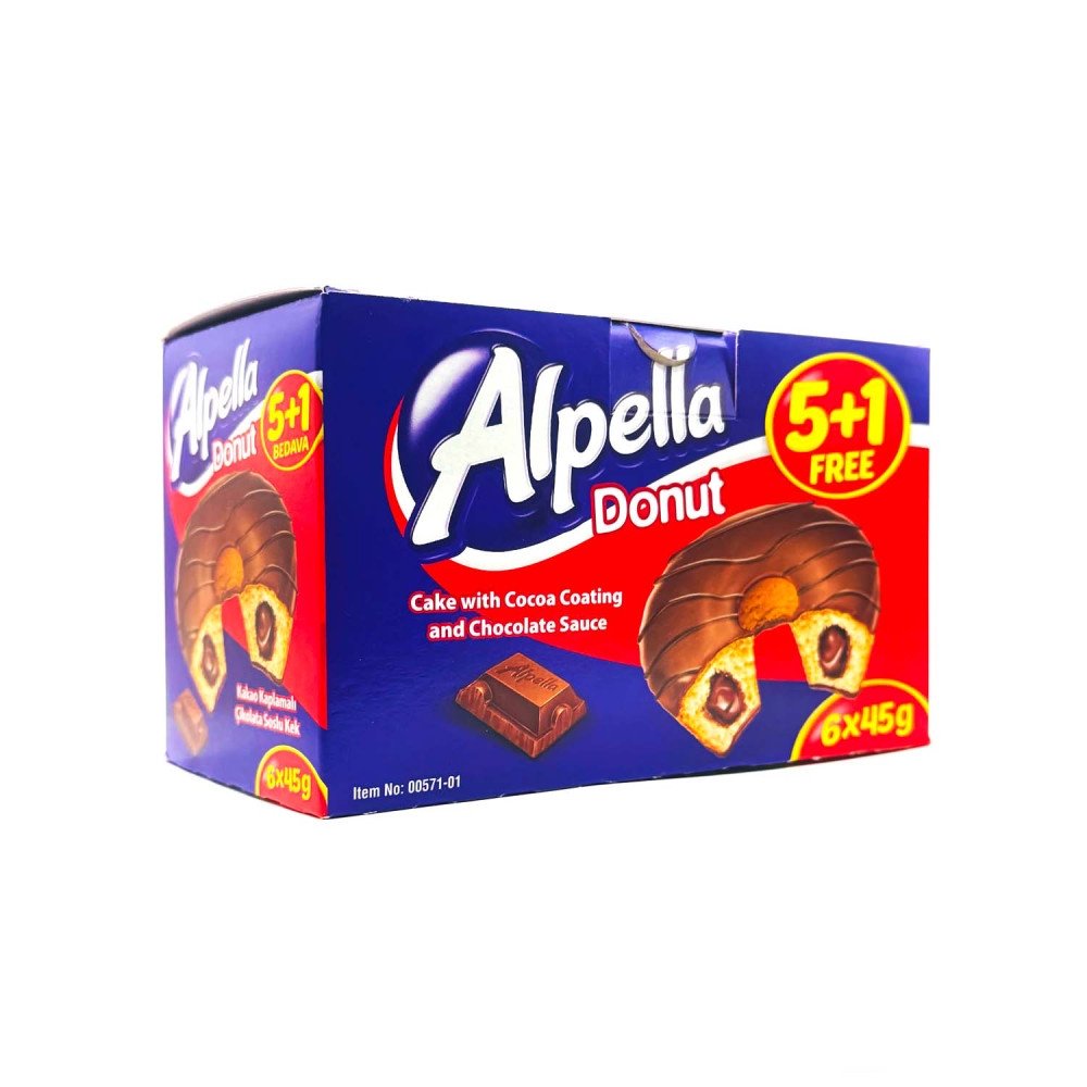 ALPELLA DONUT CIKOLATALI (CIAMBELLA RIPIENA DI CIOCCOLATO)