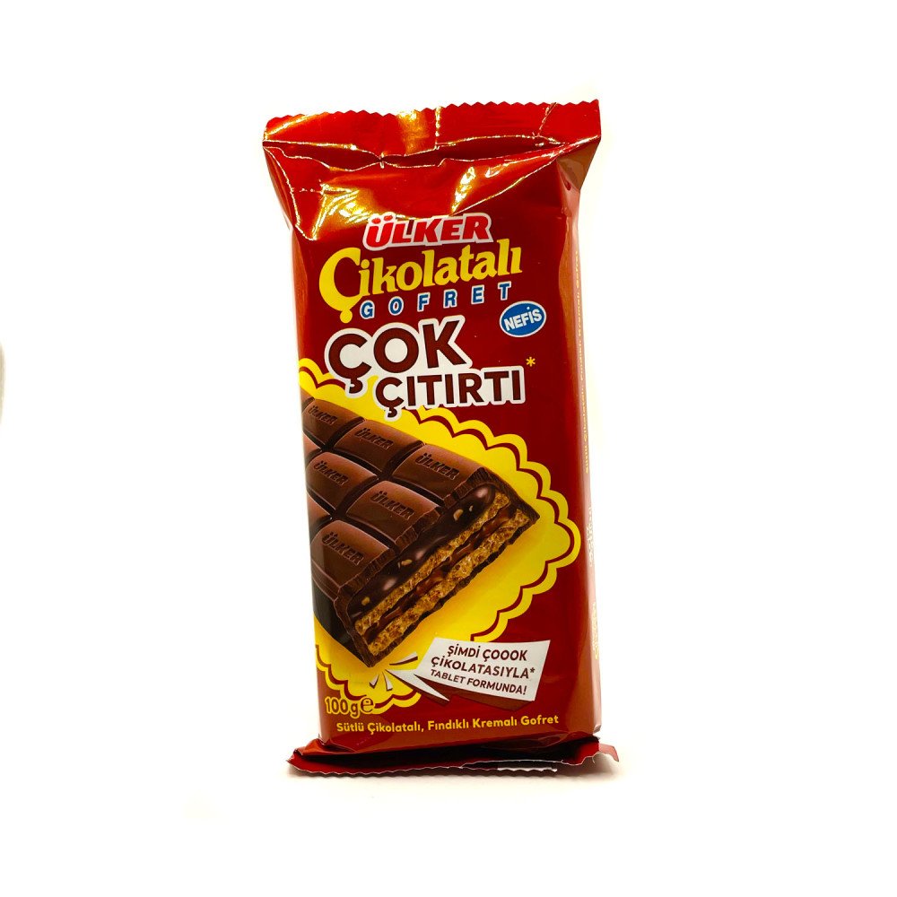 ULKER  CIKOLATALI GOFRET COK CITIRTI 100GR