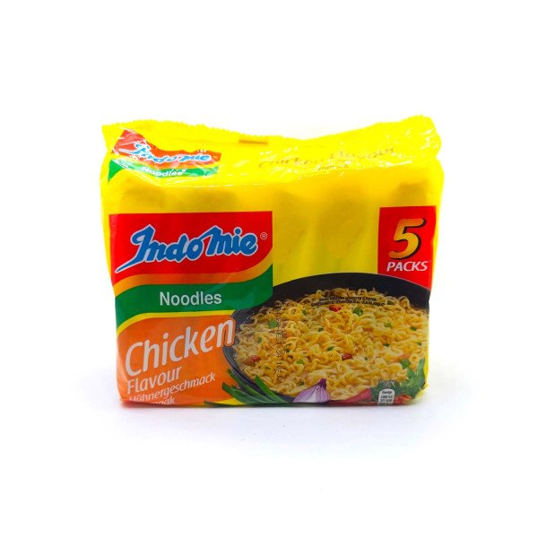 INDOMIE NOODLES CHICKEN FLAVOUR 375 G (75x5)