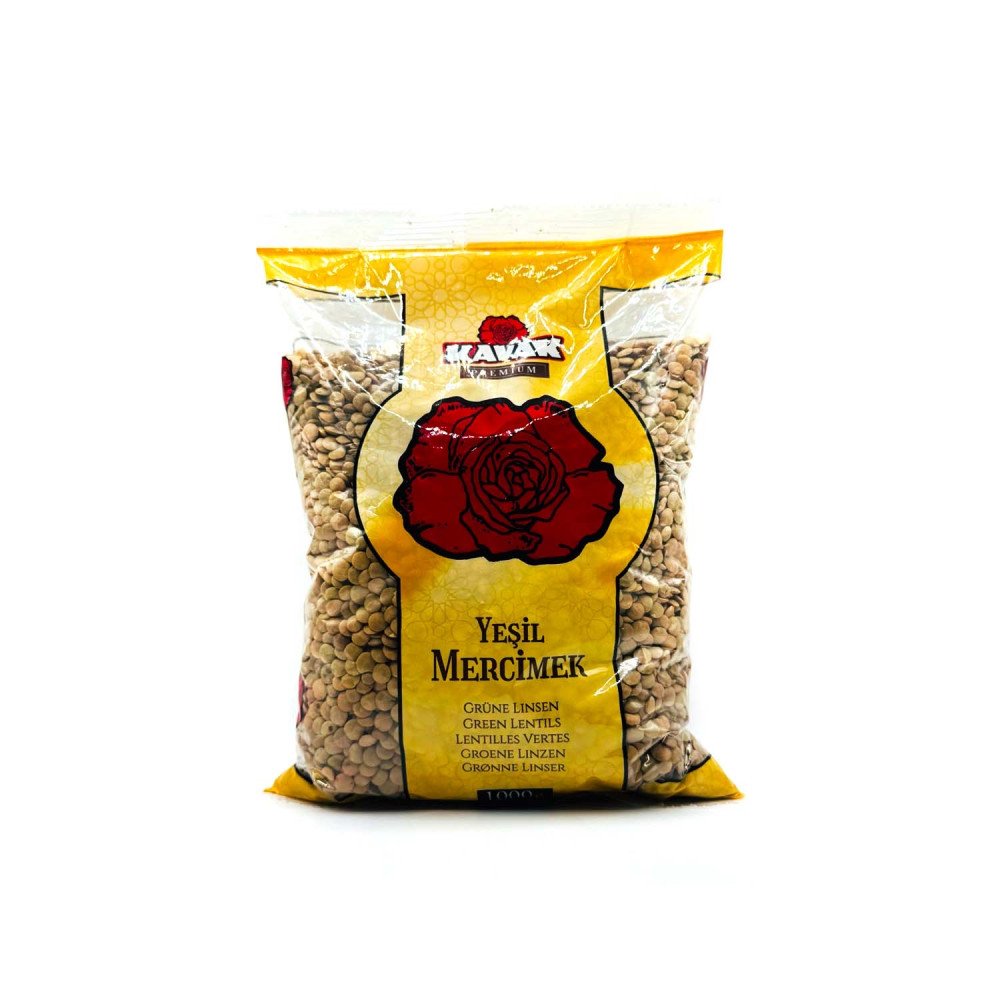 KAVAK YESIL MERCIMEK 1 KG(LENTICCHIE VERDE)