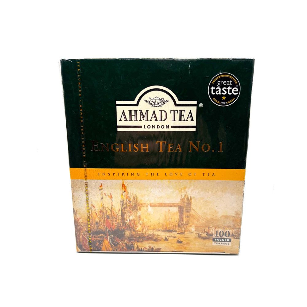 AHMAD TEA ENGLISH TEA NO 1 BUSTINA 100PZ