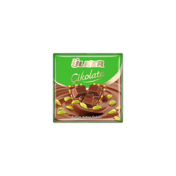 ULKER ANTEP FISTIKLI KARE CIKOLATA 65 G (CIOCCOLATO BIANCO CON PEZZI DI PISTACCHIO)