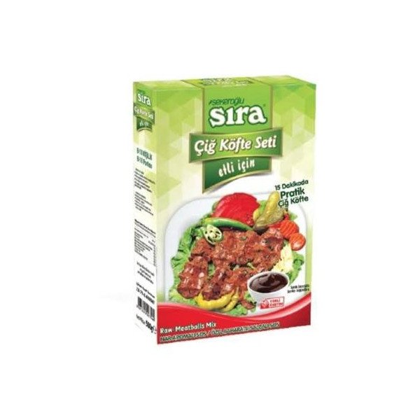 SIRA CIG KOFTE SETI  ETLI ICIN