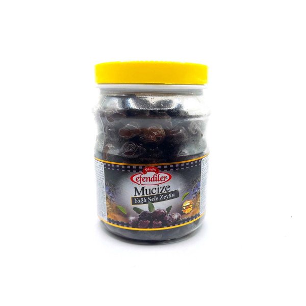 CILOGLU MUCIZE YAGLI SELE ZEYTIN 700GR (OLIVE NERO SOTTO OLIO)