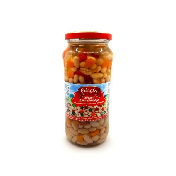 CILOGLU SEBZELI FASULYE HASLAMA 580G(FAGIOLI LESSATI CON VERDURE)