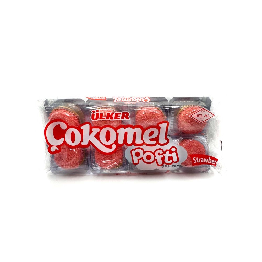 COKOMEL POFTI CILEK (BISCOTTI AL MARSHMELLOW) 18 g x 8