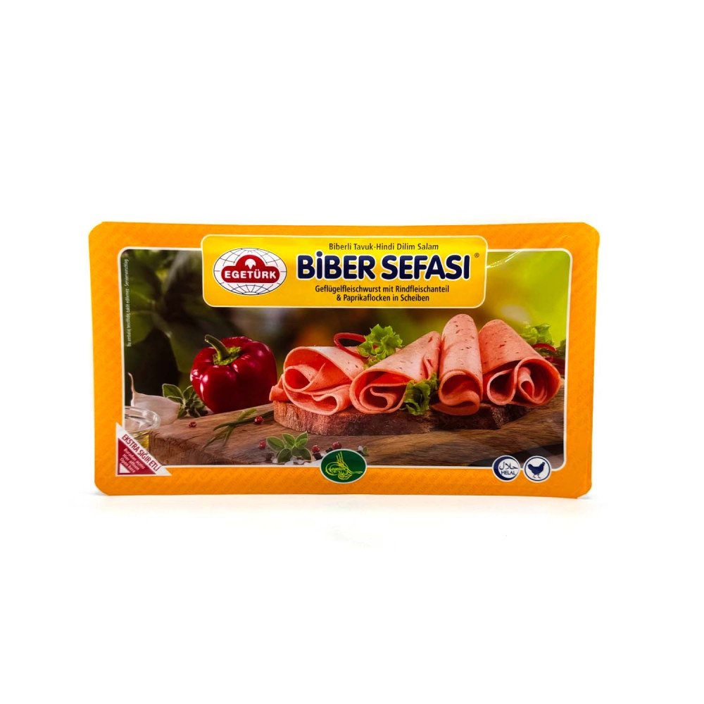 EGETURK BIBER SEFASI TAVUK DILIM SALAM 125 G