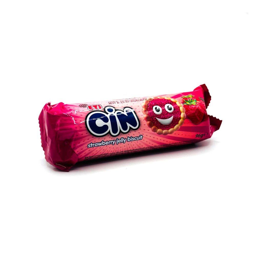 ETI CIN CILEK (BISCOTTI CON GELATINA DI FRAGOLA) 96 gr