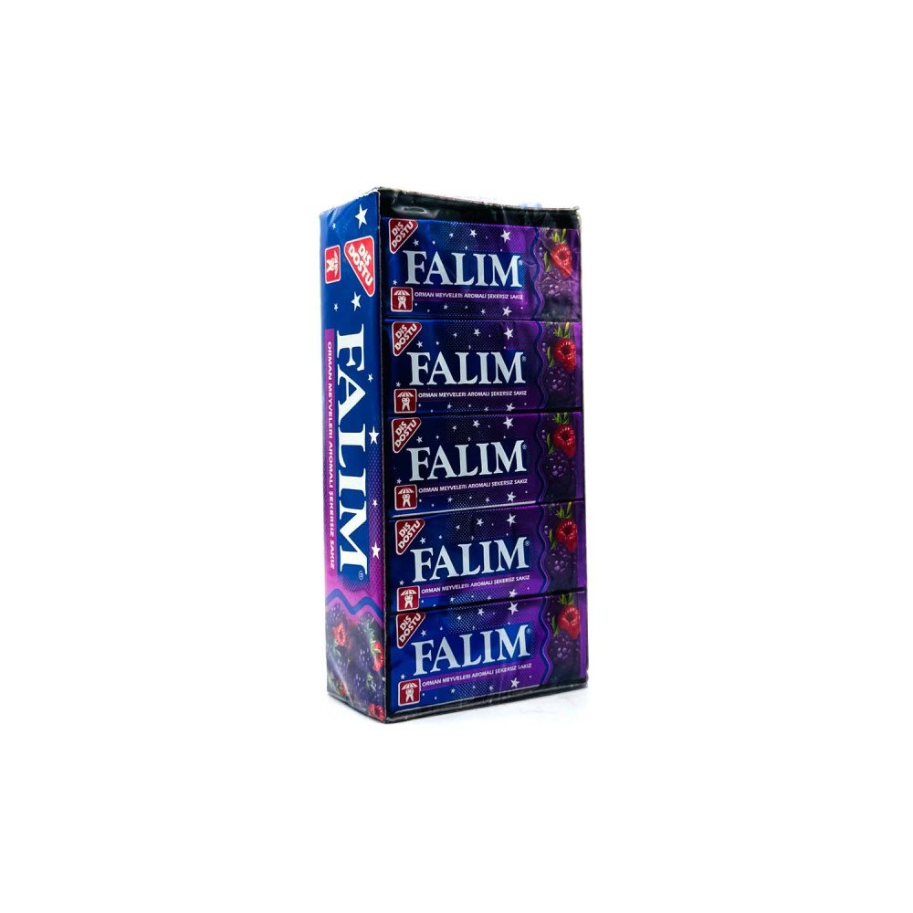 FALIM ORMAN MEYVELI SEKERSIZ SAKIZ 5 LI 140 g (20 pz 7 g)