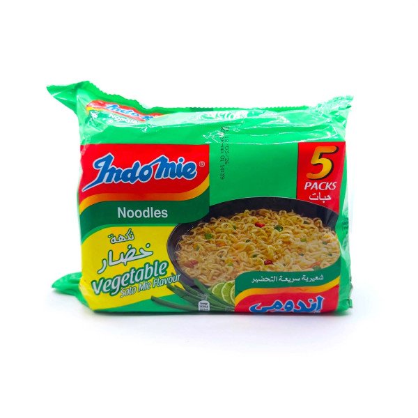 INDOMIE NOODLES VEGETABLE 375 G (75x5)