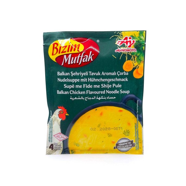 BIZIM BALKAN SEHRIYELI TAVUK AROMALI CORBA 62G