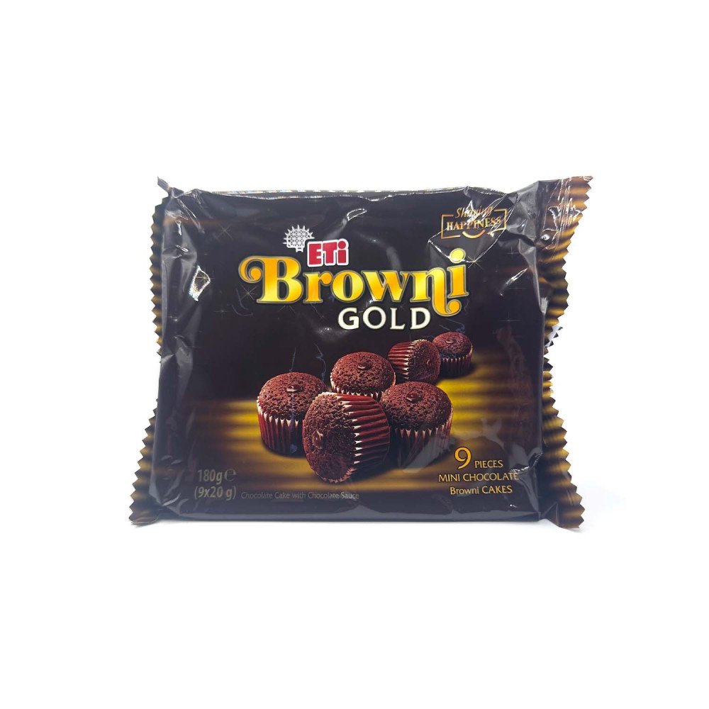 ETI ADICTO GOLD BROWNI 180 GR(9x20 g) ETI ADICTO GOLD BROWNI 180 GR(9x20 g)