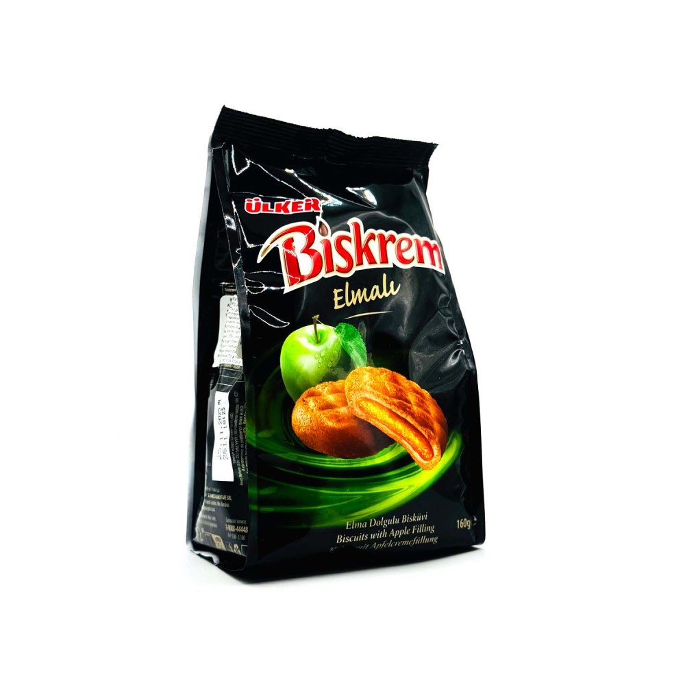 BISKREM ELMA POSET (BISCOTTI RIPIENI DI MELE) 160 GR