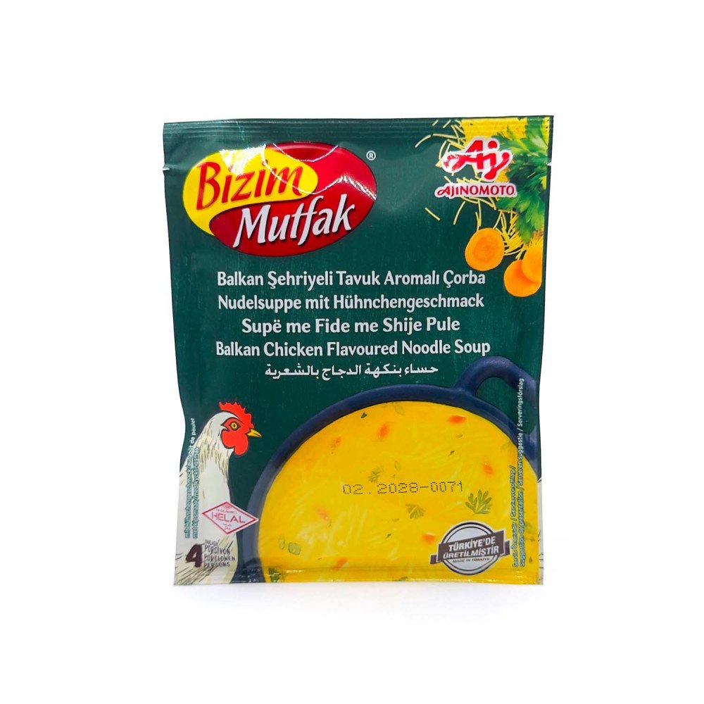 BIZIM BALKAN SEHRIYELI TAVUK AROMALI CORBA 62G